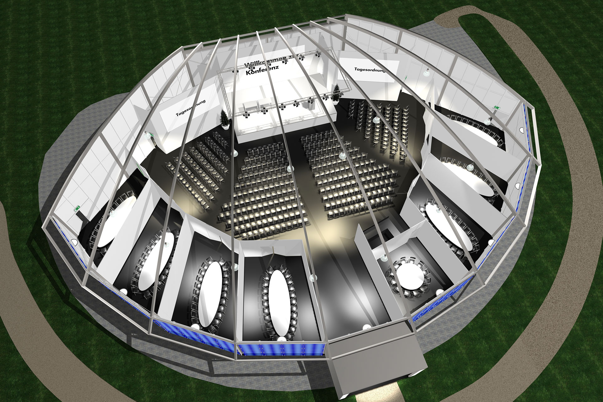 Abbildung von Sonderkonstruktion Tent Hall