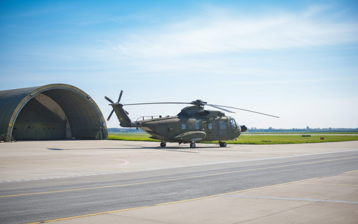 Mobiler Flugzeughangar